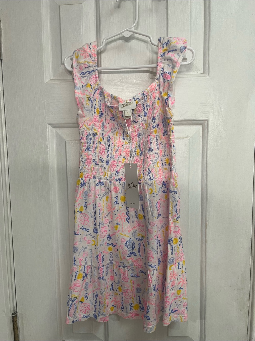 Lilly Pulitzer girls Mini Jilly Smocked Dress